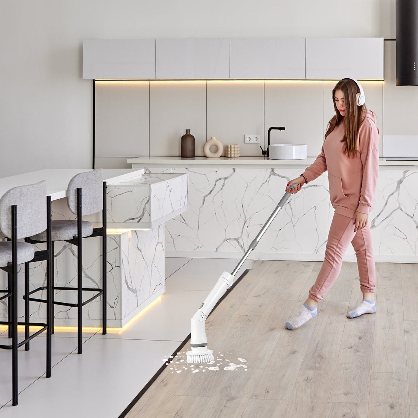 sladdlös skrubbborste