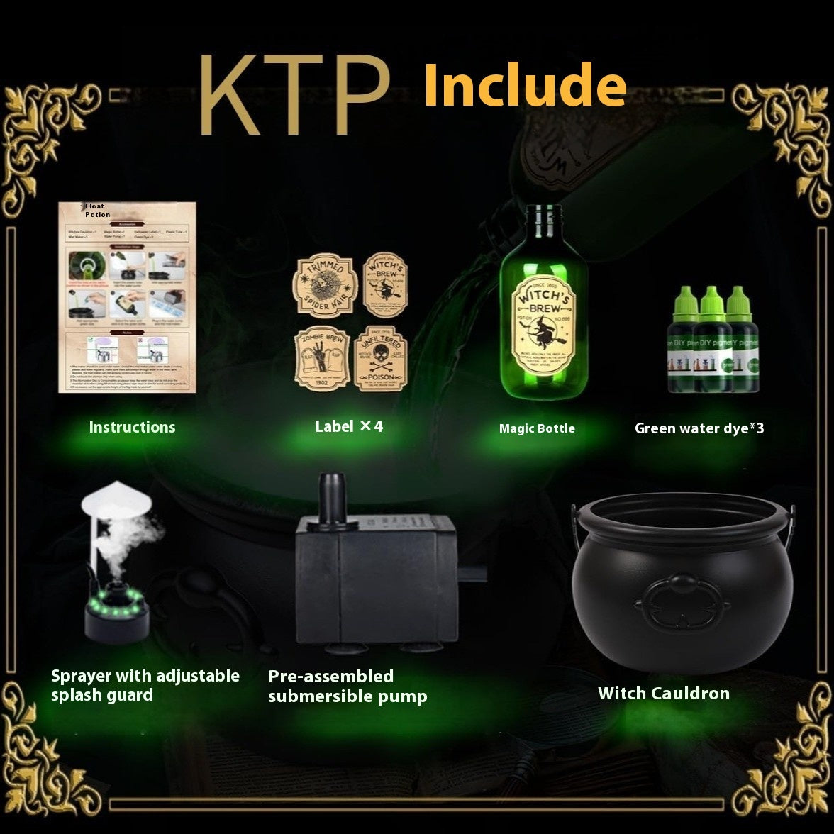 Halloween trollkarlsskål